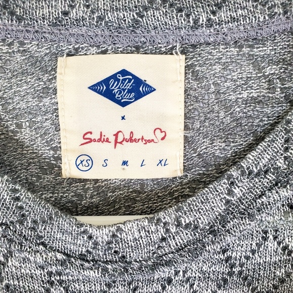 Wild Blue XS Gray lightweight sweater - Picture 3 of 5